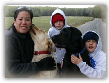 Mom, Matthew, Davis, and Connor