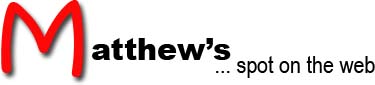 Matthew's Spot On The Web